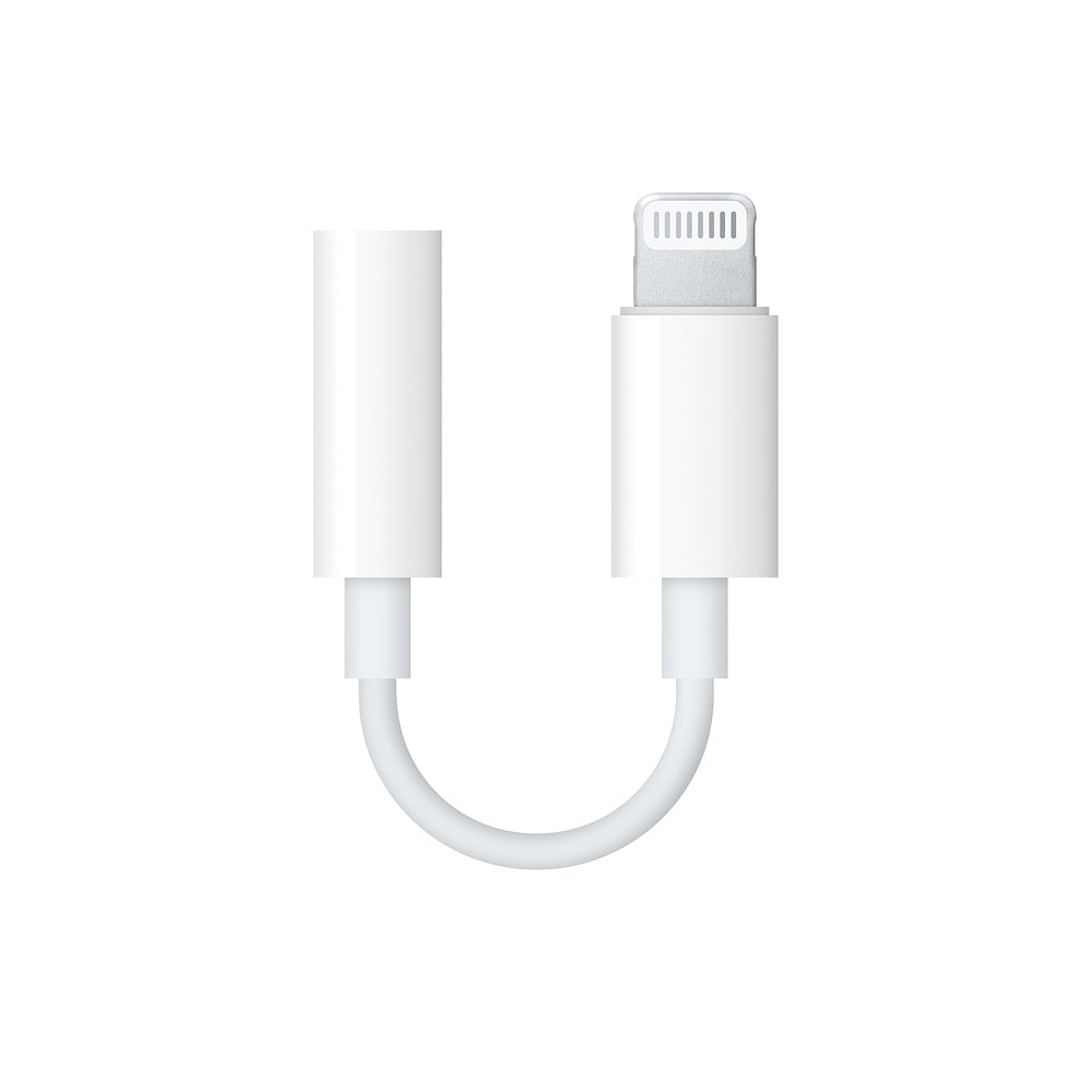 Genuine Apple Lightning to 3.5 mm Headphone Jack Adapter - white, working well for PUBG player
