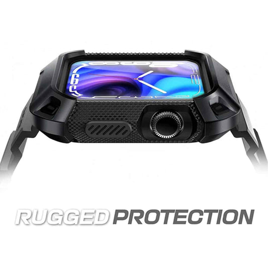 Supcase UB Pro Rugged Wristband Case for for Apple Watch ( 41mm - 40mm ) Series 8 - SE2 - 7 - 6 - SE - 5 - 4 - Black