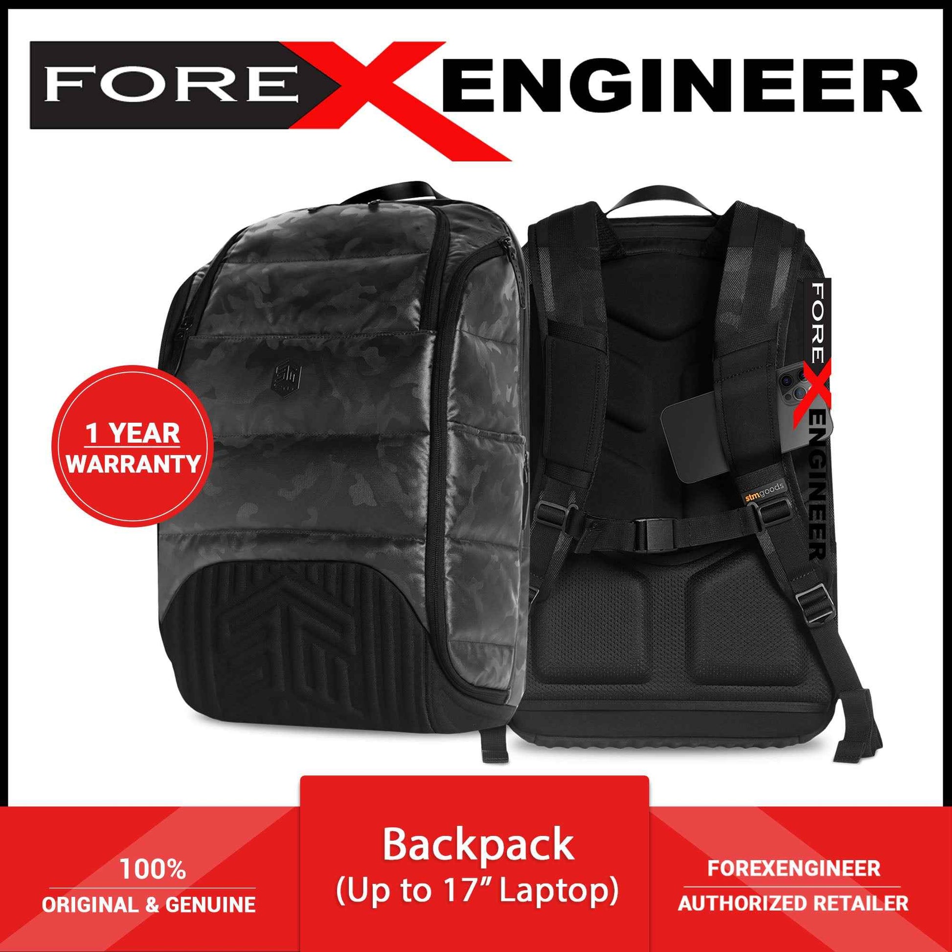 STM Dux 30L Backpack (Fit up to 17" Laptops) - Black Camo ( Barcode: 810046111710 )