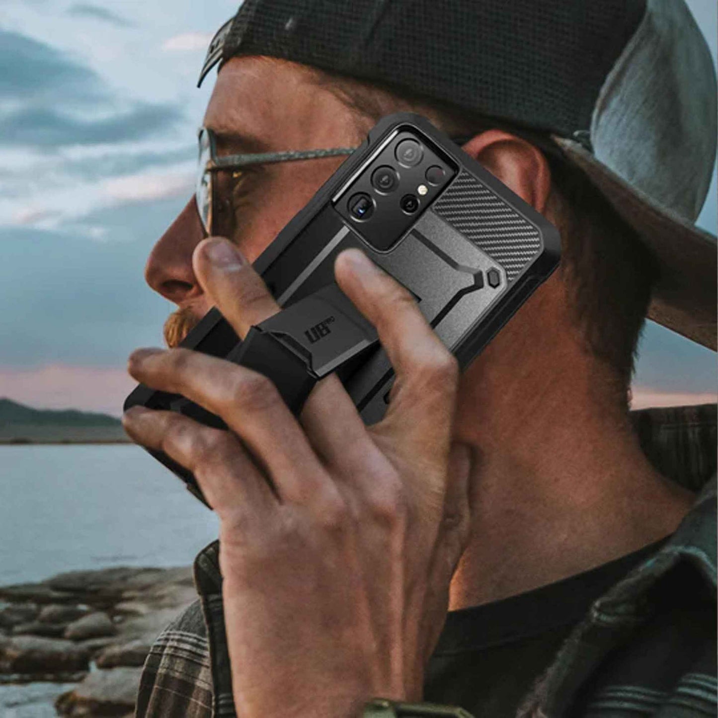 Supcase Unicorn Beetle Pro Rugged Case for Samsung Galaxy S21 Plus - Black (Barcode: 843439135499 )