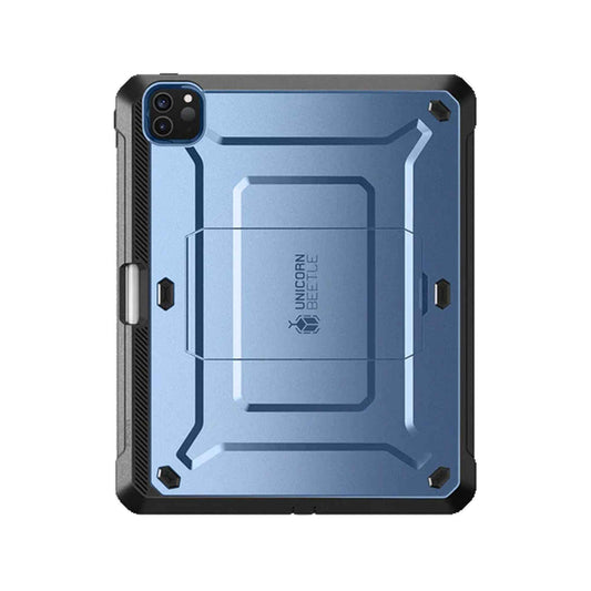 Supcase Unicorn Beetle UB PRO for iPad Pro 12.9" ( 2020 - 2021 ) with Build-in Screen Protector & Apple Pencil Holder - Metallic Blue