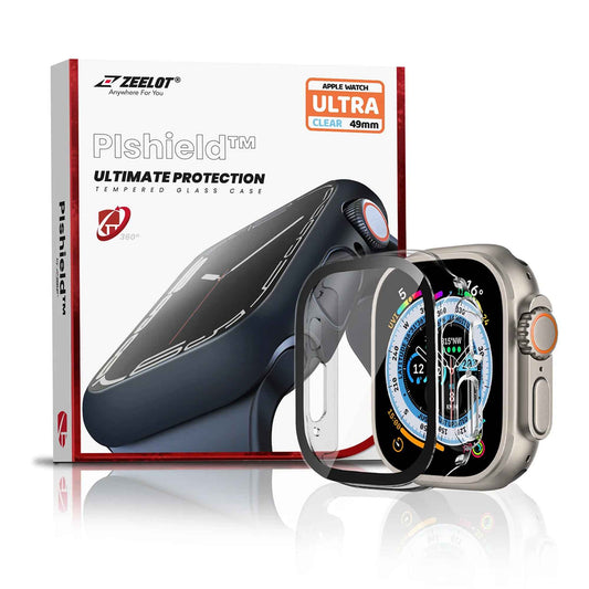 ZEELOT Pishield 2-in-1 Case for Apple Watch Ultra 49mm with Built-In Tempered Glass - Clear ( Barcode: 4891011516569 )
