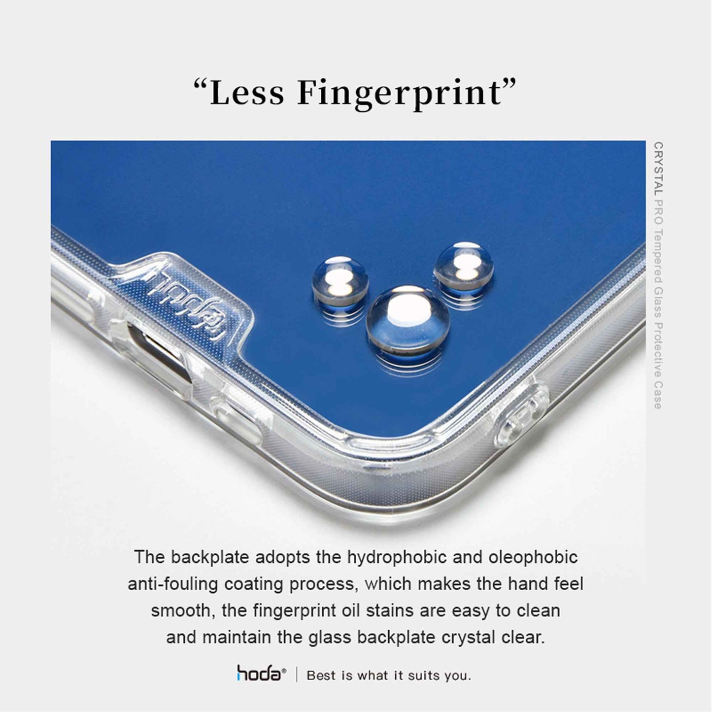 Hoda Crystal Pro Glass Case for iPhone 13 Pro 6.1" 5G - Military Standard Case - Clear Black (Barcode: 4711103541609 )