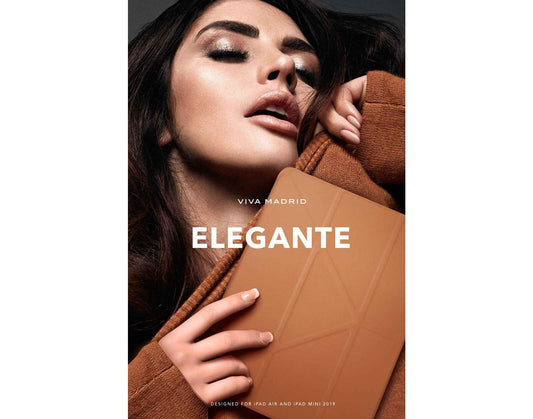 VIVA MADRID Elegante for iPad 10.2 inch 7th - 8th - 9th Gen ( 2019 - 2021 ) - Brown (Barcode: 8886461235210 )