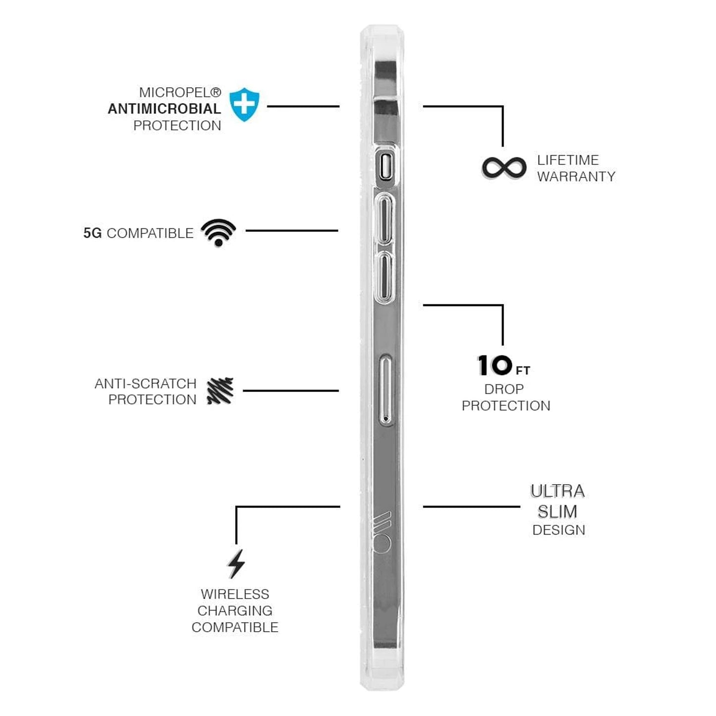Case-Mate Twinkle for iPhone 13 Pro Max 6.7" 5G with Antimicrobial - Stardust (Barcode: 840171706192 ) - Forexengineer-malaysia