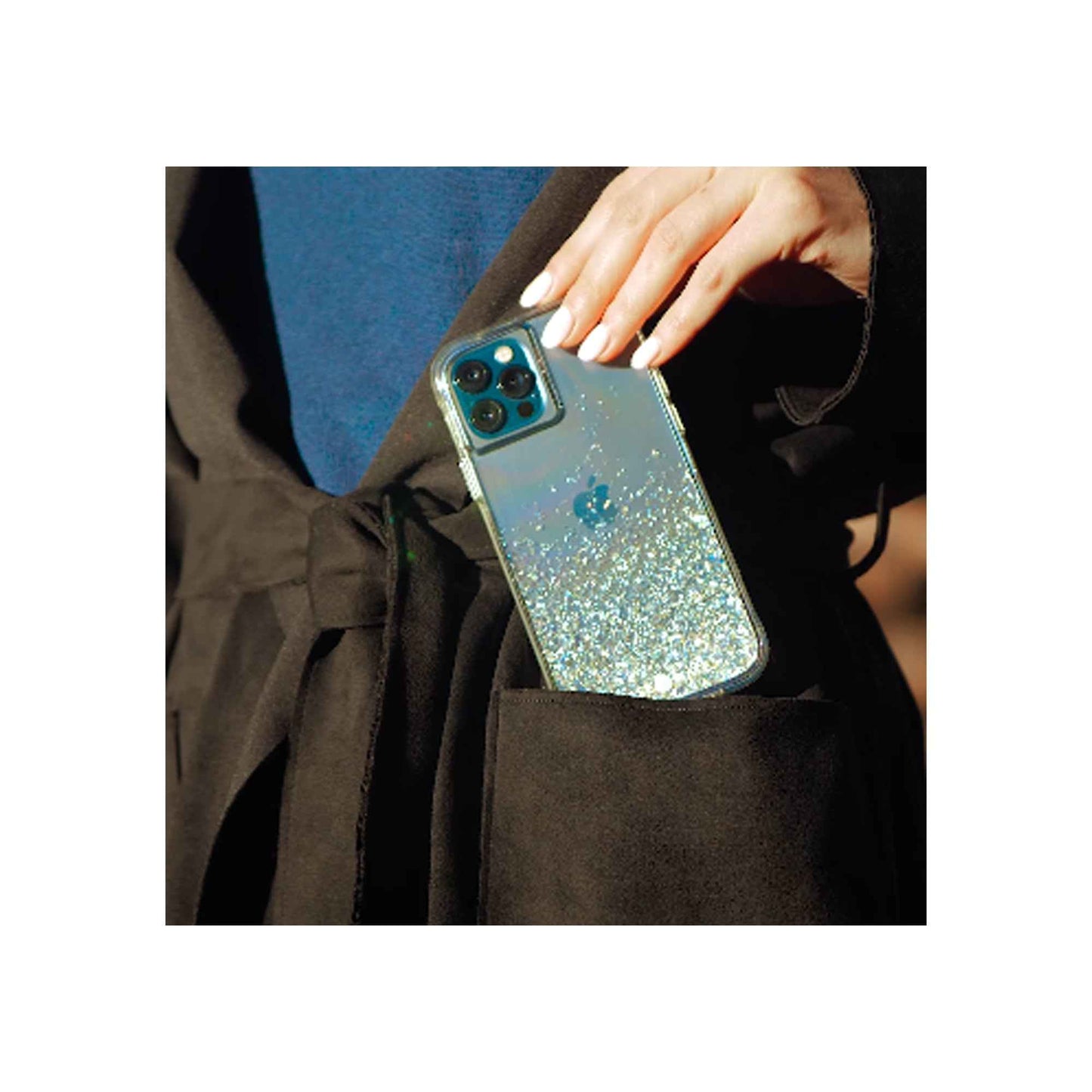 Case-Mate Twinkle Ombre for iPhone 13 Pro Max 6.7" 5G with Antimicrobial - Stardust (Barcode: 840171706215)