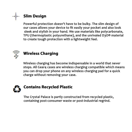 Gear4 Crystal Palace for iPhone 13 Pro 6.1" 5G - Clear (Barcode: 840056146495 )