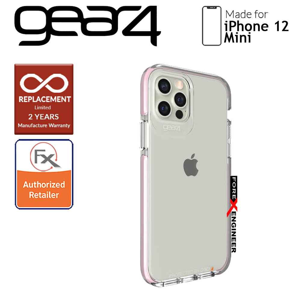 Gear4 Piccadilly for iPhone 12 Mini 5G 5.4" - D30 Material Technology - Rose Gold (Barcode : 840056129146)