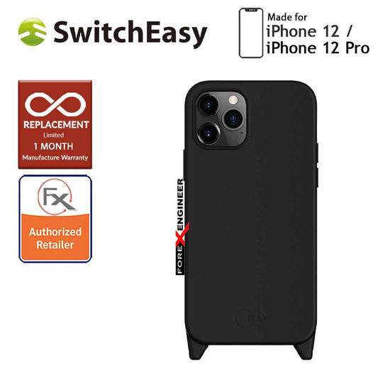 SwitchEasy Play for iPhone 12 - 12 Pro 5G 6.1" - Black (Barcode : 4897094566590)