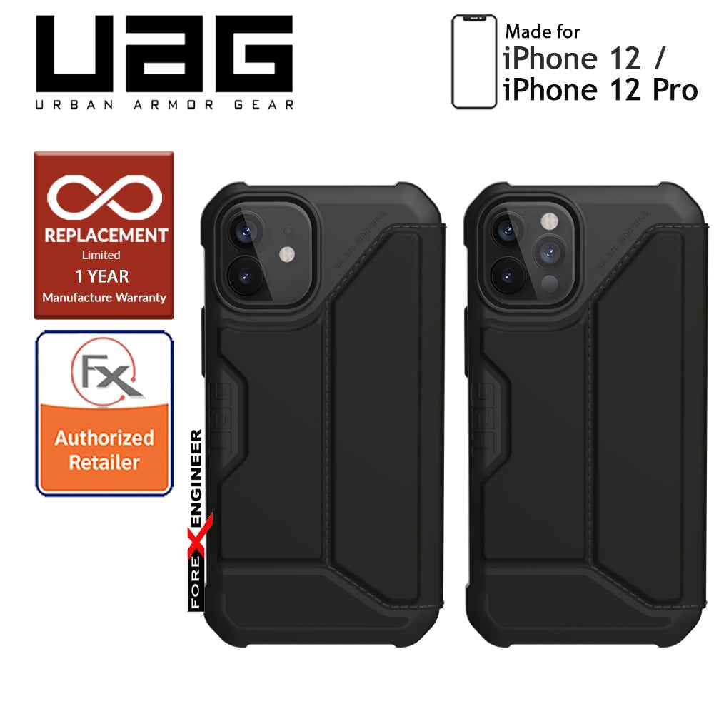 UAG Metropolis for iPhone 12 - 12 Pro 5G 6.1" - Black PU (Barcode : 812451036985)