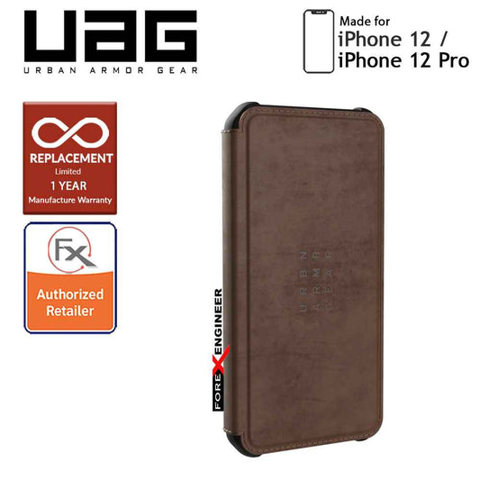 UAG Metropolis for iPhone 12 - 12 Pro 5G 6.1" - Leather Brown (Barcode : 812451037012)