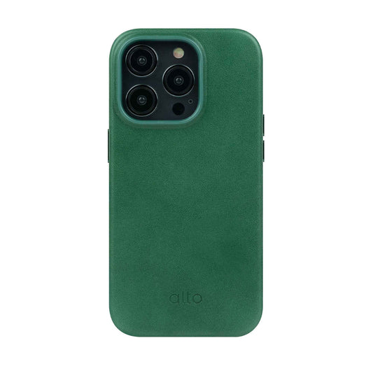 Alto Original for iPhone 14 Pro - Italian Full Grain Aniline Leather - Forest (Barcode: 728028514681 )