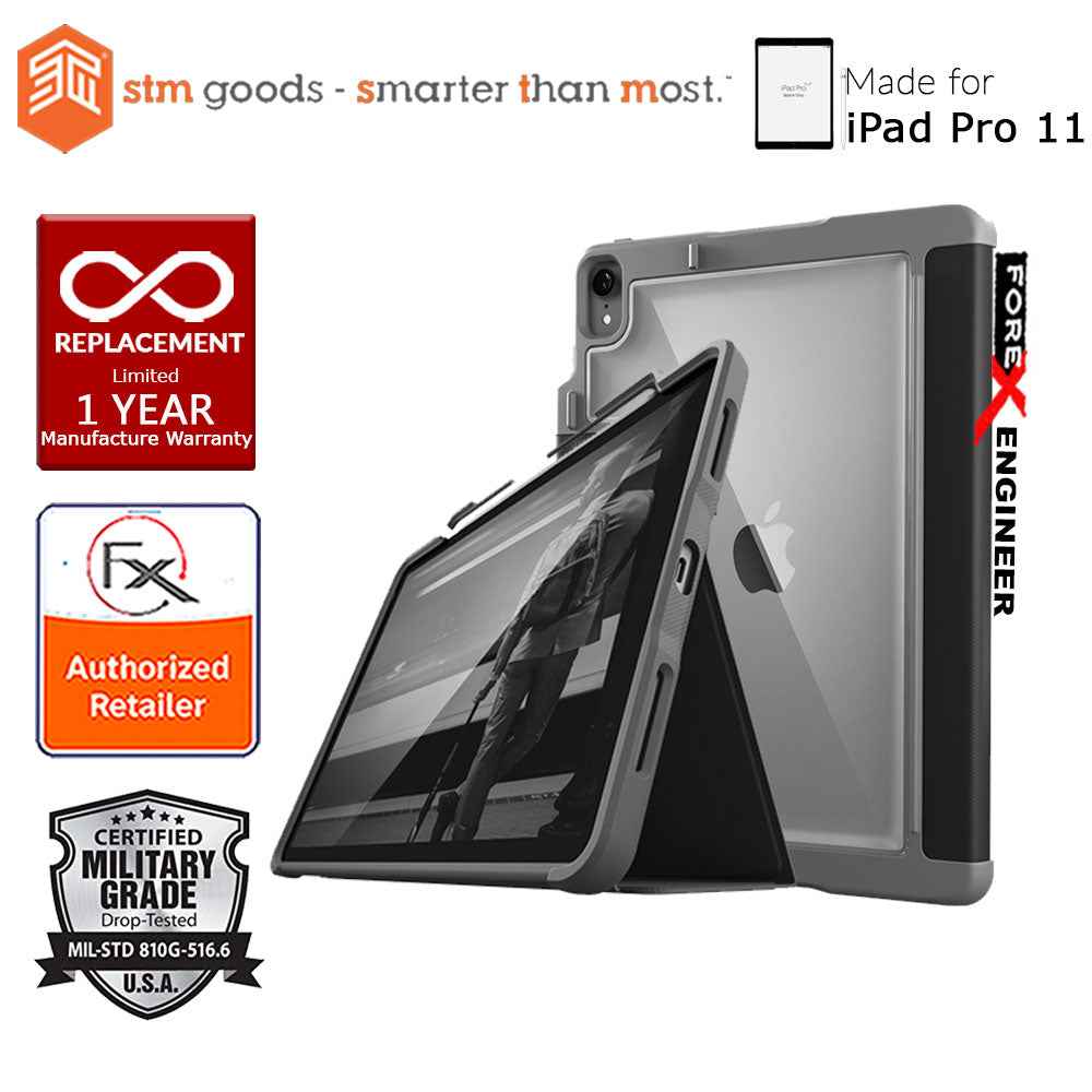 STM Dux Plus for iPad Pro 11" inch ( 2018 ) with Apple Pencil Storage - Black