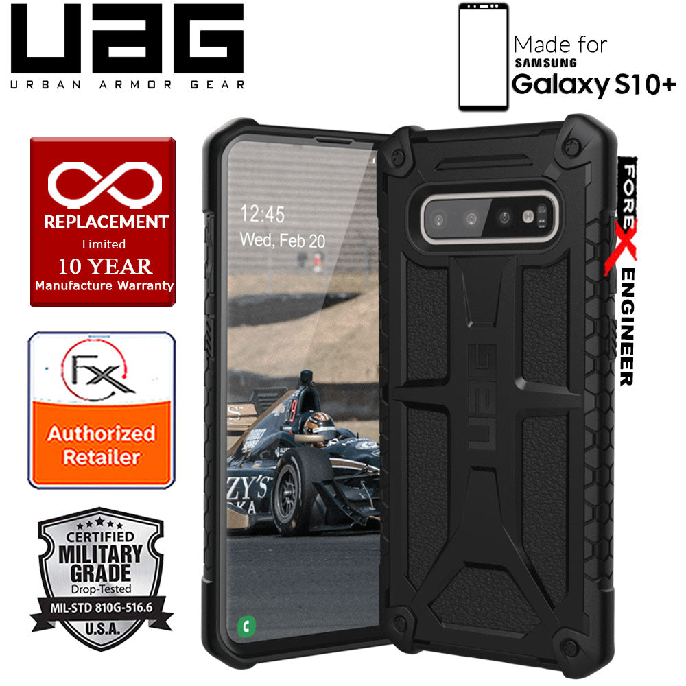 UAG Monarch for Samsung Galaxy S10+ - S10 Plus - Rugged Military Drop Tested - Black