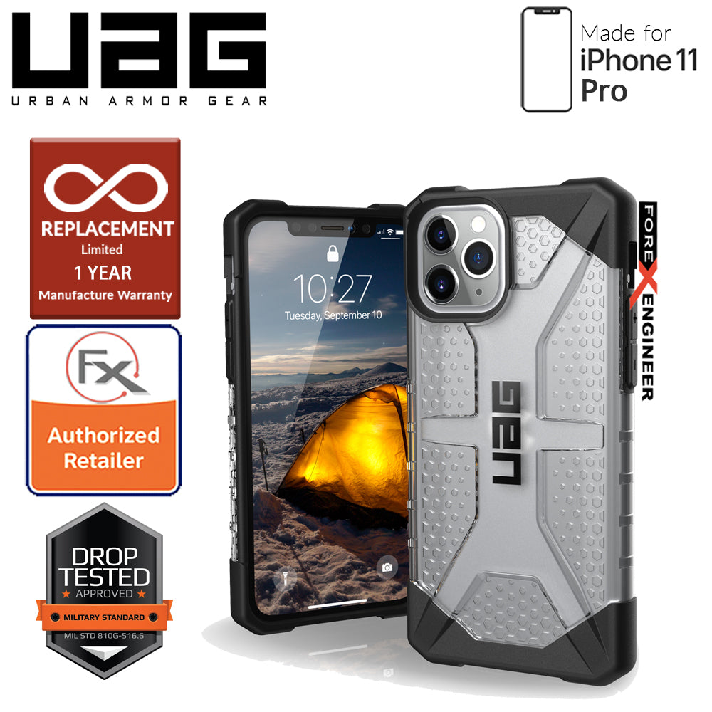 UAG Plasma for iPhone 11 Pro - Feather Light Rugged & Military Drop Tested - Ice