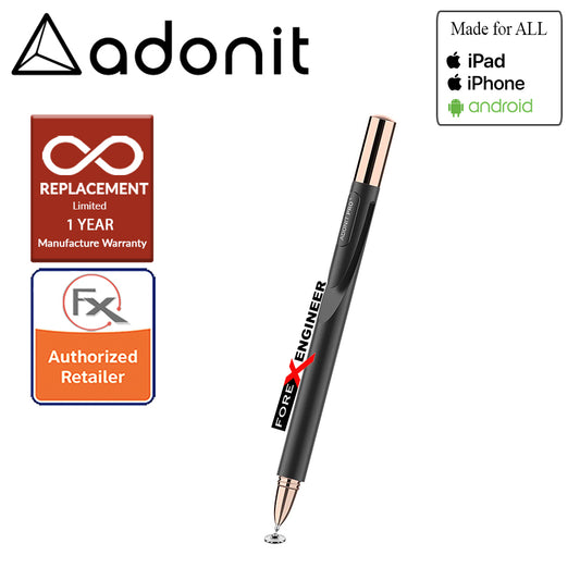 Adonit Jot Pro 4.0 ( Black ) Compatible for All Touchscreens ( Barcode: 847663023171 )