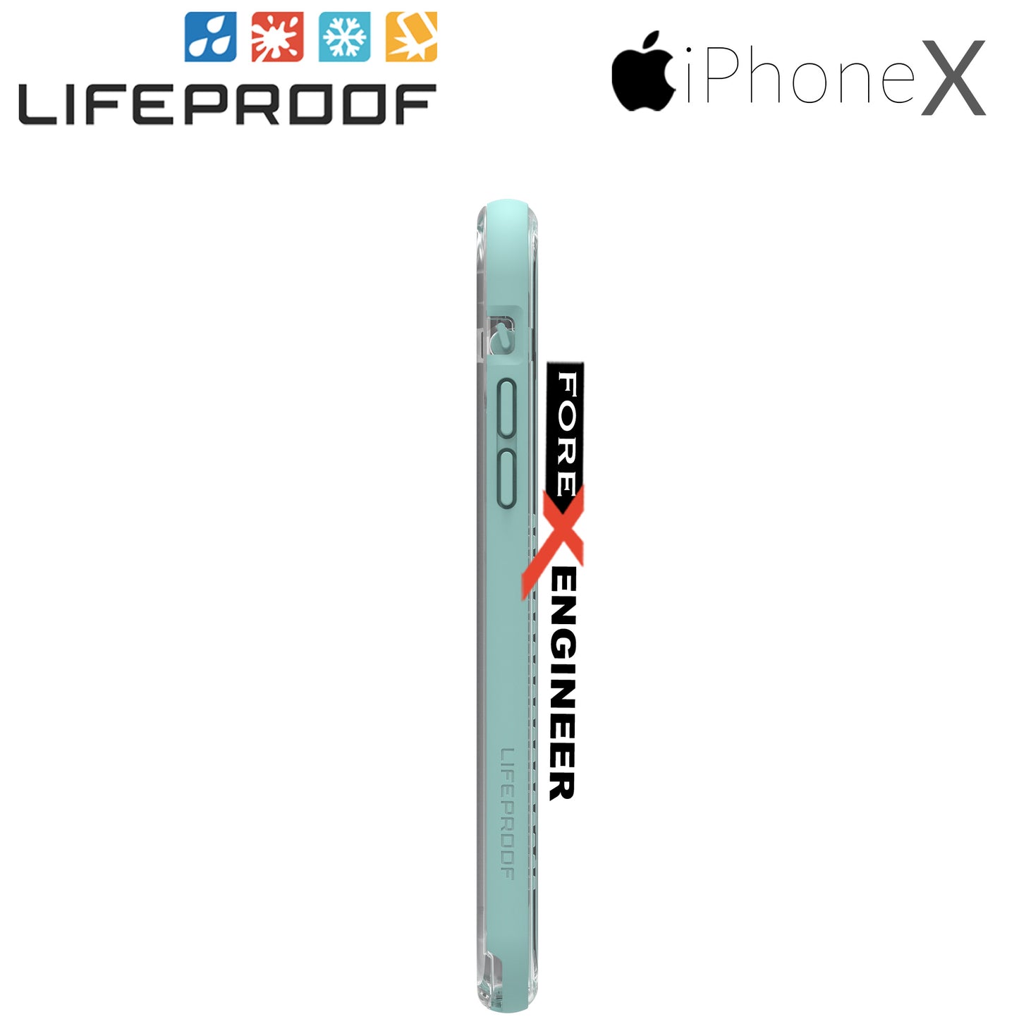 LifeProof Next Series For iPhone X - Xs - Seaside color - Forexengineer-malaysia