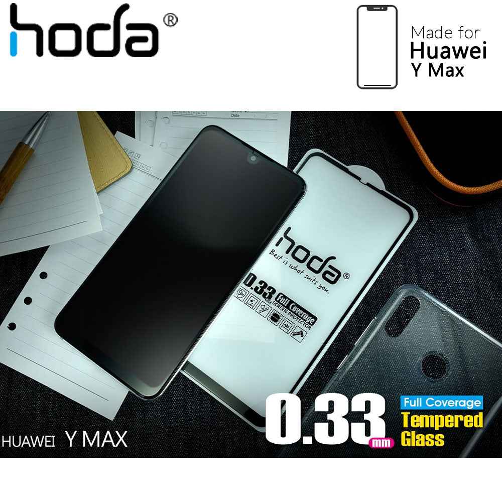 Hoda Tempered Glass Screen Protector for Huawei Y Max - 2.5D 0.33mm Full Coverage Screen Protector