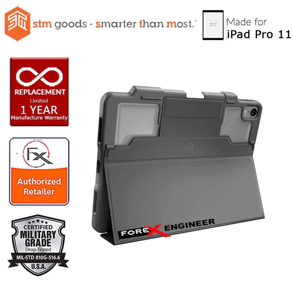 STM Dux Plus for iPad Pro 11" inch ( 2018 ) with Apple Pencil Storage - Black