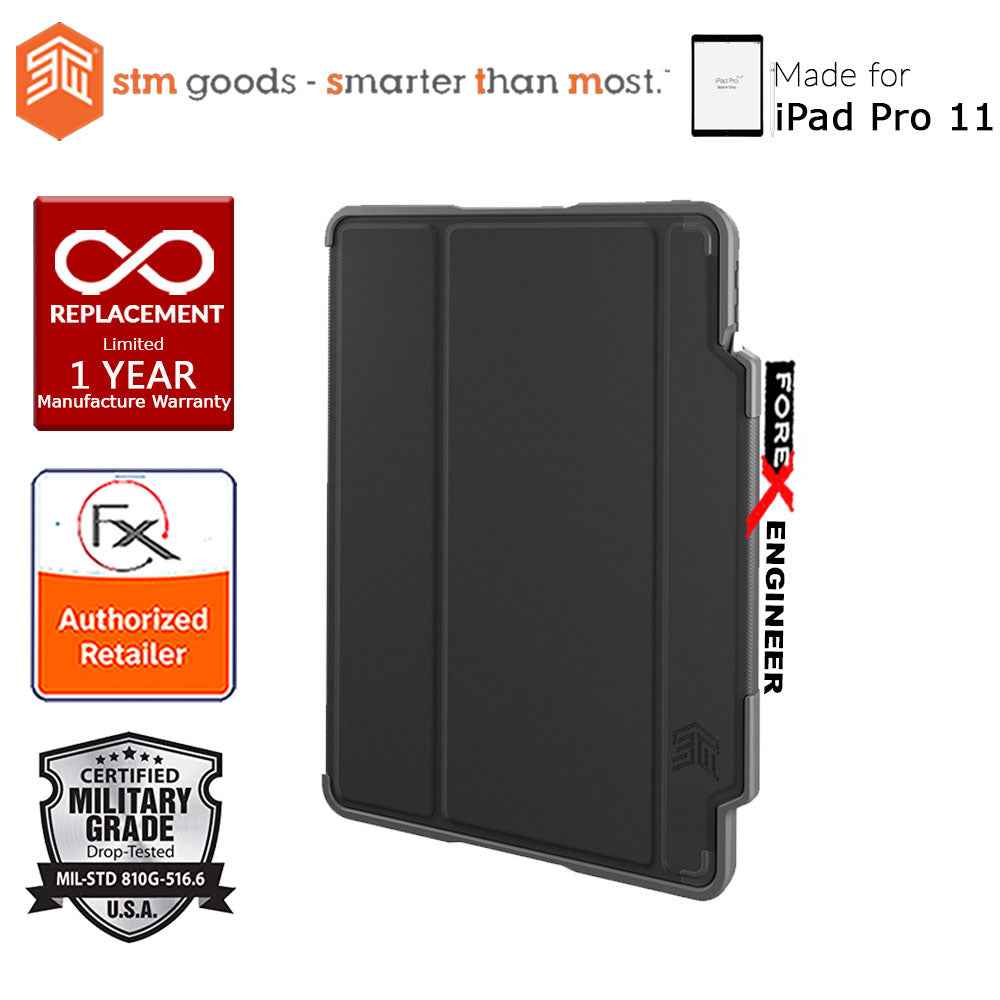 STM Dux Plus for iPad Pro 11" inch ( 2018 ) with Apple Pencil Storage - Black
