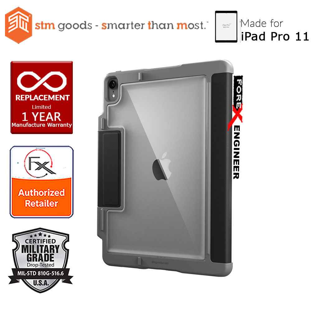 STM Dux Plus for iPad Pro 11" inch ( 2018 ) with Apple Pencil Storage - Black