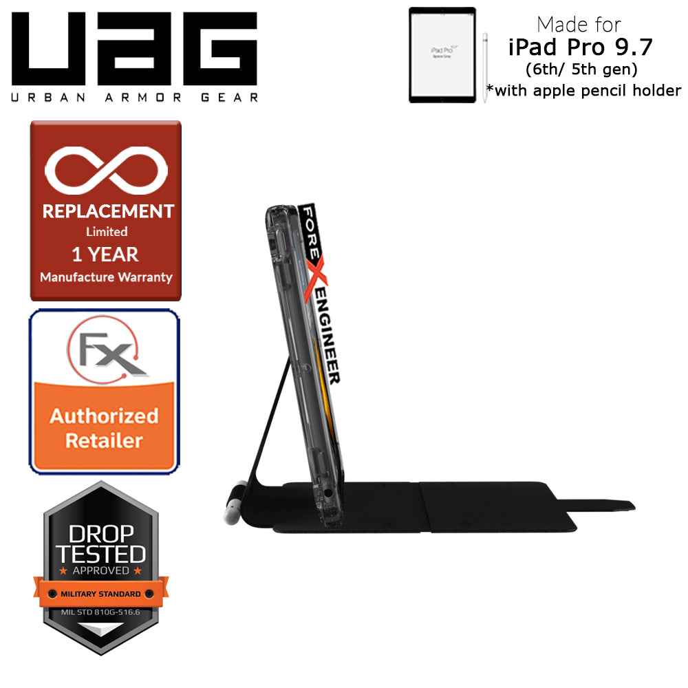 UAG Plyo Case for iPad 9.7 inch ( 6th & 5th Gen ) with Apple Pencil Holder - Ice