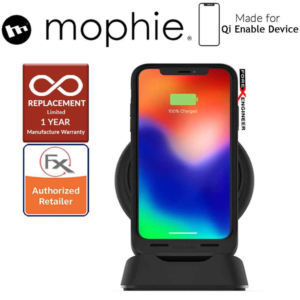 Mophie Charge Stream Desk Stand - Universal Wireless up to 10W of power for fast-charging speeds (wireless charging station)