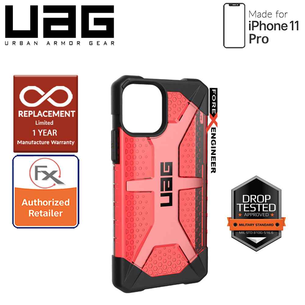 UAG Plasma for iPhone 11 Pro - Feather Light Rugged & Military Drop Tested - Magma