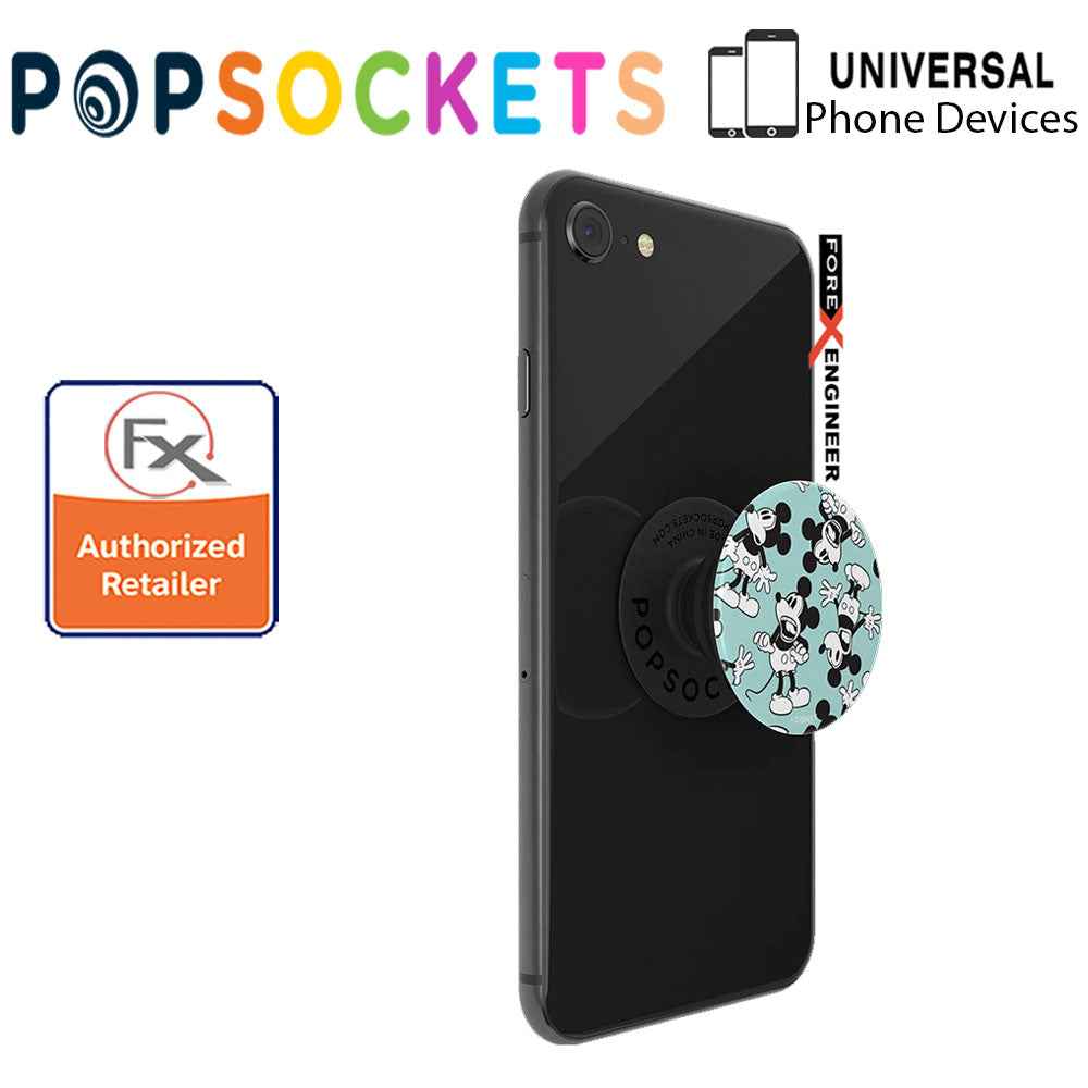 PopSockets PopGrip Disney Mickey Mint Pattern - Glossy Print with swappable top