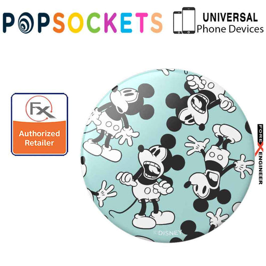 PopSockets PopGrip Disney Mickey Mint Pattern - Glossy Print with swappable top