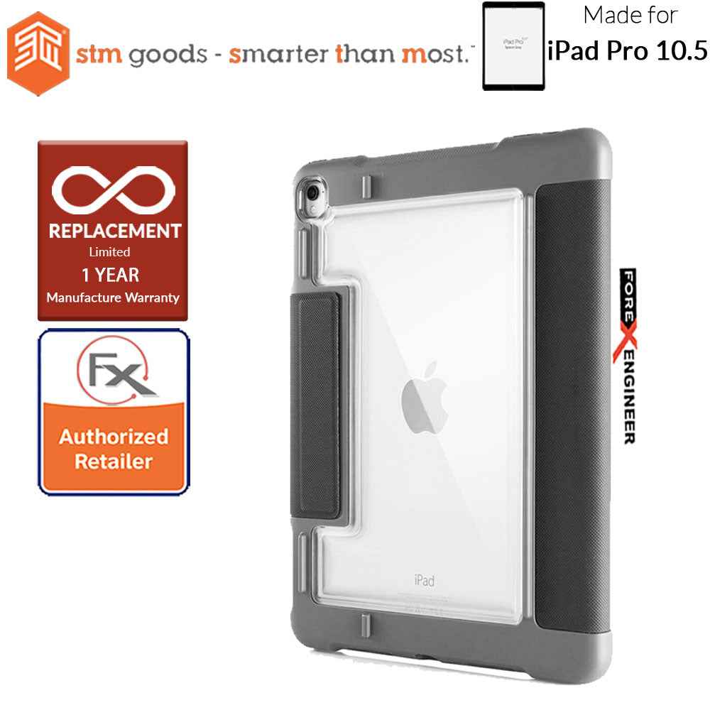 STM Dux Plus Duo for iPad Air 3rd Gen - iPad Pro 10.5" - Black Color ( Barcode: 765951763694 )