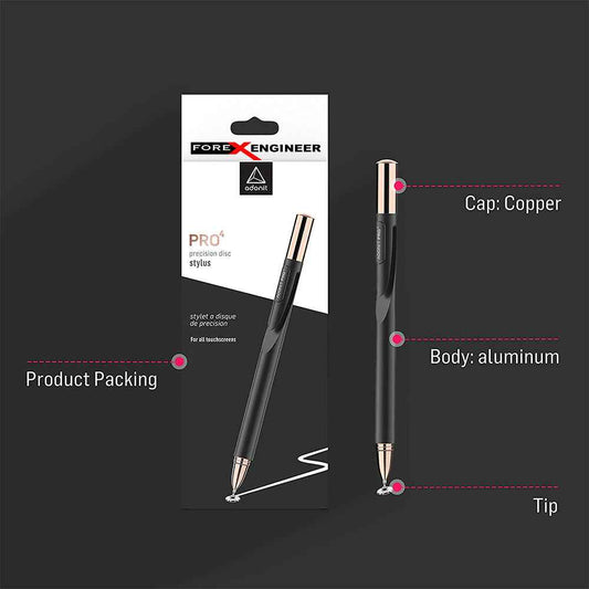 Adonit Jot Pro 4.0 ( Black ) Compatible for All Touchscreens ( Barcode: 847663023171 )