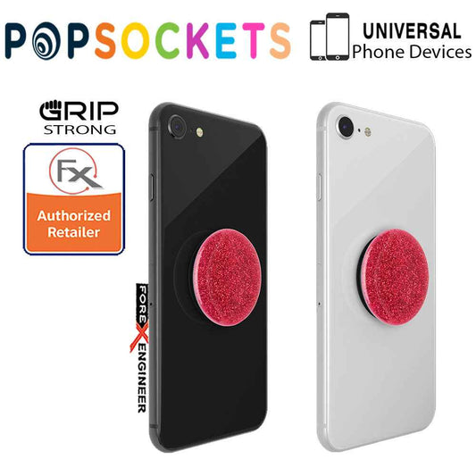 PopSockets PopGrip Swappable Premium ( Glitter Red ) ( Barcode : 842978138961 )