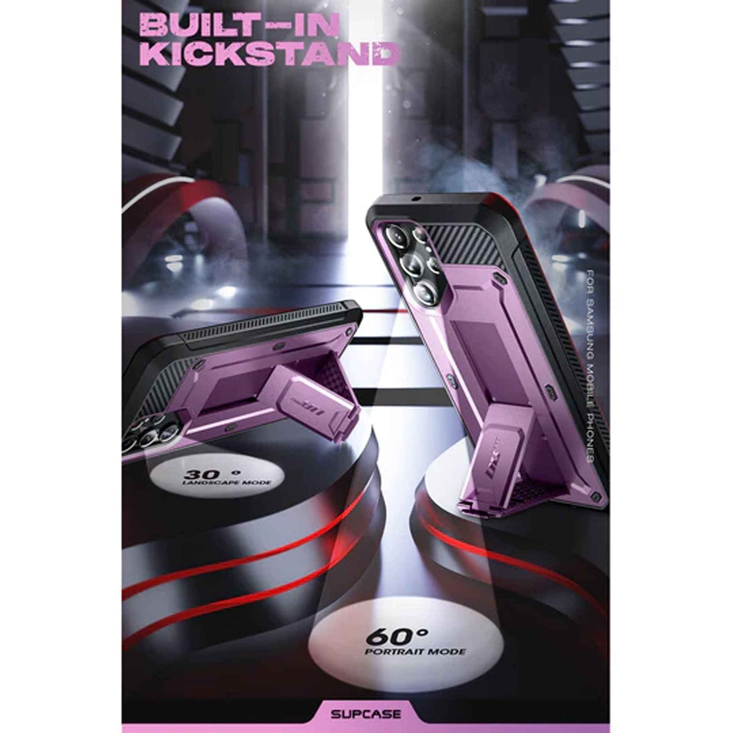Supcase Unicorn Beetle Pro Rugged Case for Samsung Galaxy S22 Plus - Metallic Purple (Barcode: 843439116238 )