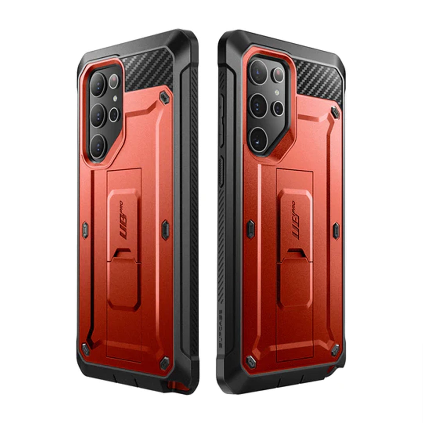Supcase Unicorn Beetle Pro Rugged Case for Samsung Galaxy S22 Ultra - Metallic Red - Forexengineer -Malaysia- 843439116351