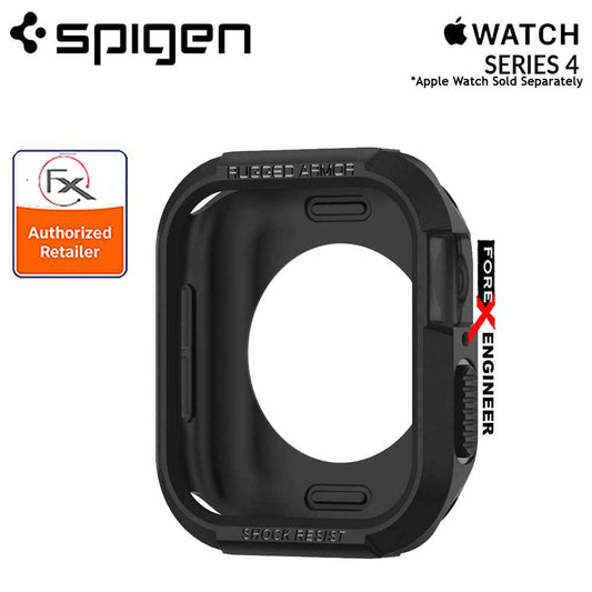 Spigen Rugged Armor for Apple Watch Series 4 ( 40mm ) Protection Case - Black - Forexengineer-malaysia