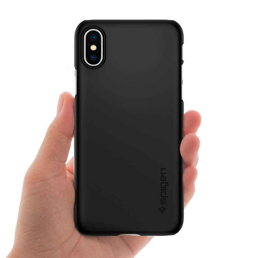 Spigen Thin Fit for iPhone Xs Max - Black - Forexengineer-malaysia