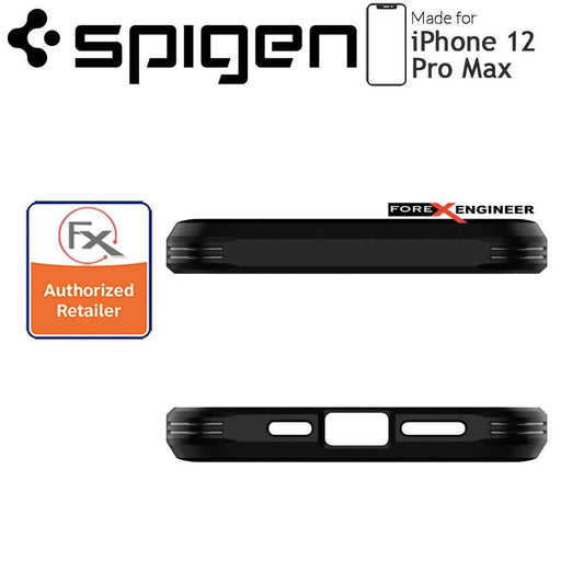 Spigen Tough Armor for iPhone 12 Pro Max - Black (Barcode : 8809710756045 )