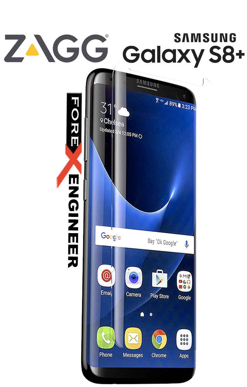 ZAGG Invisible Glass Curve for Samsung Galaxy S8 Plus (S8+) tempered Glass specially built for curved screen - transparent - Forexengineer-malaysia