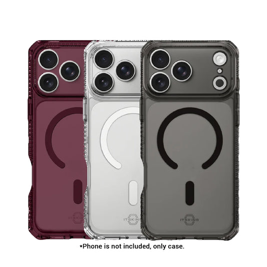 ITSKINS HYBRID R VAPOR Magnetic Case for iPhone 18 Pro Max / 18 Pro / 17 Pro Max / 17 Pro - Fingerprint-Resistant Frosted Back
