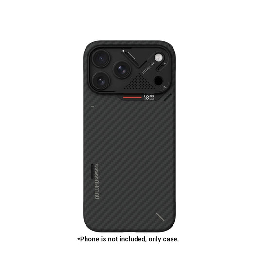 AULUMU A18 Aramid Fiber Classical Magnetic Case for iPhone 18 Pro Max / 18 Pro / 17 Pro Max / 17 Pro