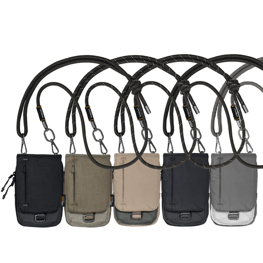 MAGEASY 1L Phone Sacoche Duo Utility Crossbody Bag + 8.3mm Strap