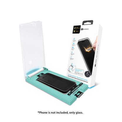 Hoda 3D Full Glue Anti-Peeper ( Privacy ) with Anti-Reflection Full Coverage Glass for iPhone 18 Pro Max / 18 Pro with Dust-Free Helper Lite