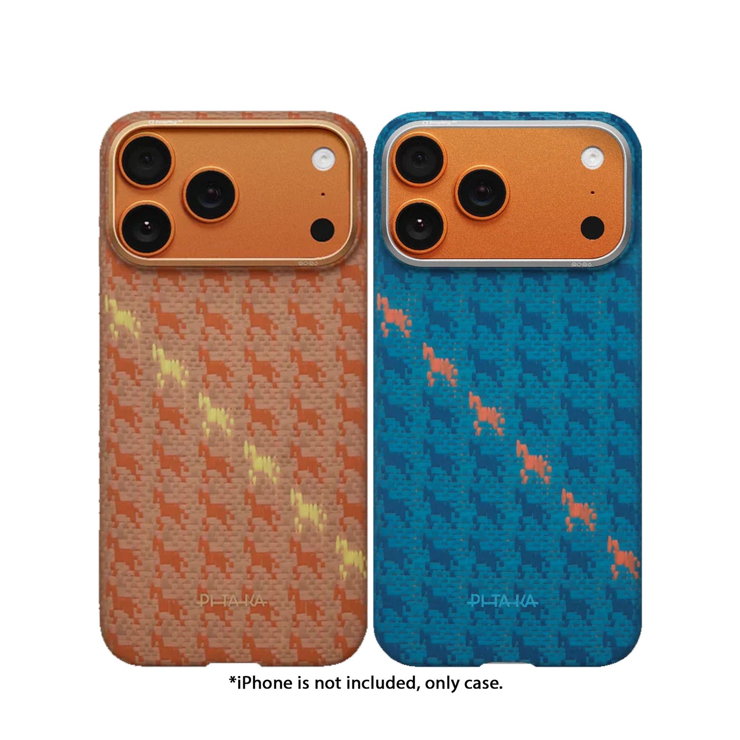 PITAKA Happiness Rides In Edge Case (PitaTap™) for iPhone 17 Pro Max / 17 Pro