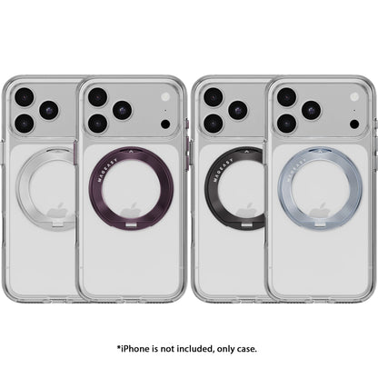 MAGEASY Bright 360 M Never Yellowing Protective Clear Magnetic Case for iPhone 18 Pro Max / 18 Pro / 17 Pro Max / 17 Pro
