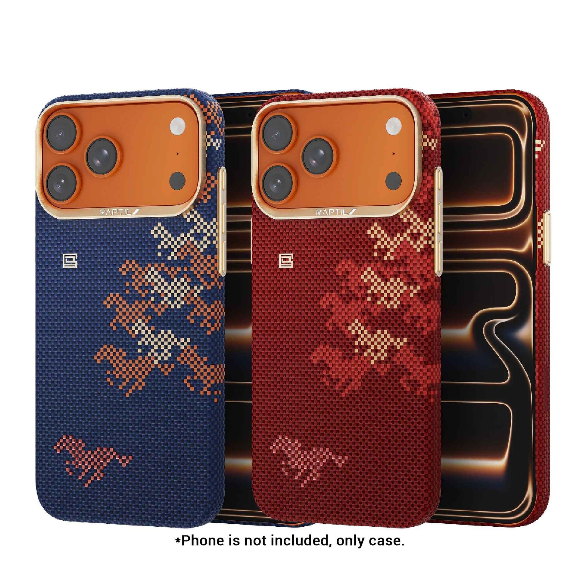 Raptic Aramid Skin Case for iPhone 17 Pro Max Magsafe Compatible