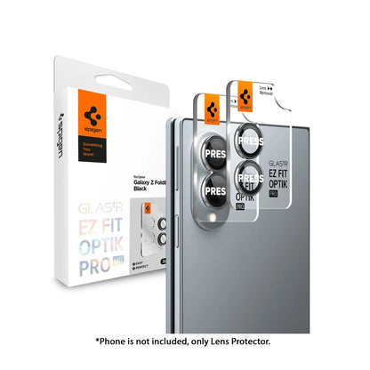 [2 Pack] Spigen Glas.tR EZ Fit Optik Pro HD Camera Lens Protector for Samsung Galaxy Z Fold 8