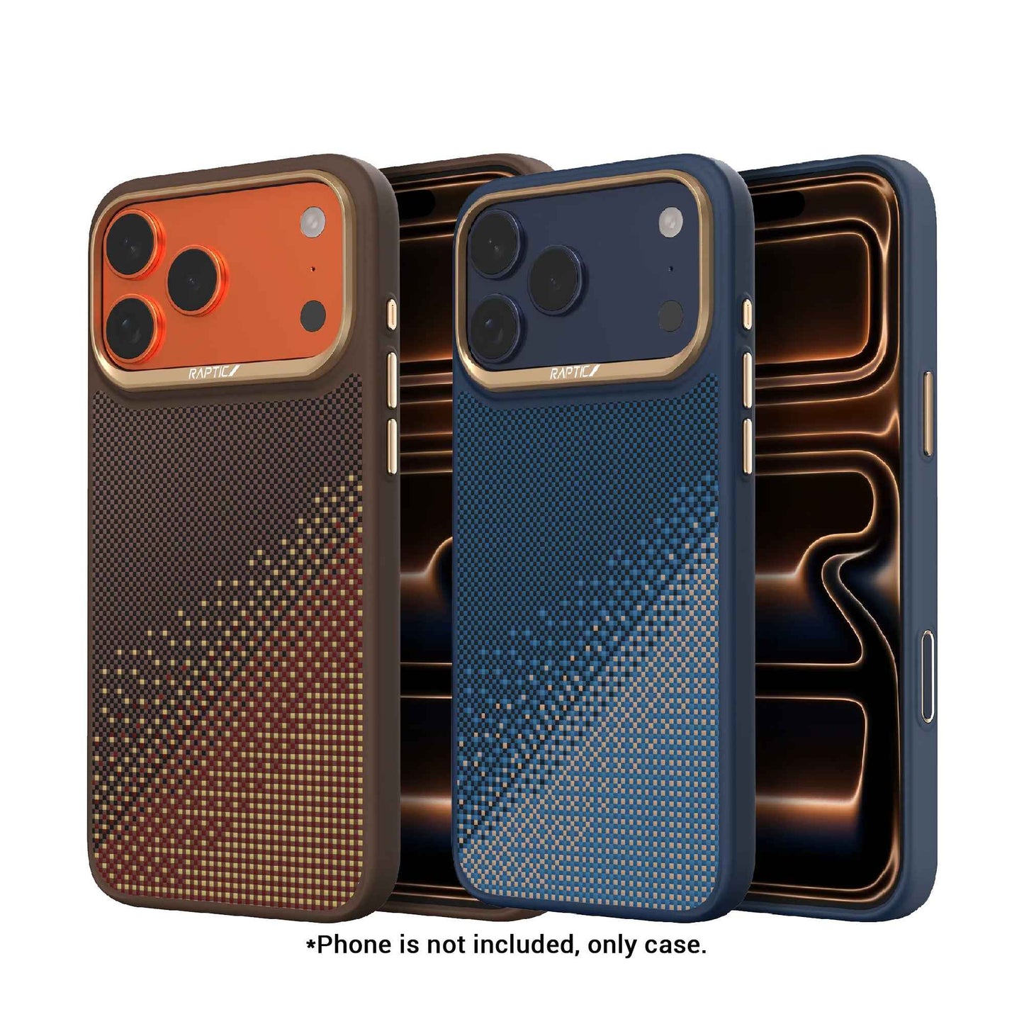Raptic Aramid Dual Ultra Case Serenity Series for iPhone 17 Pro Max - Aerospace-Grade Aramid Strength