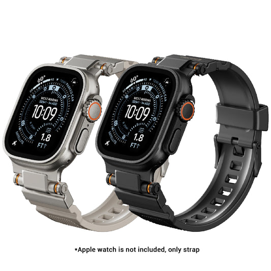 SWITCHEASY Rugged Silicone Watch Band for Apple Watch 49mm / 46mm / 45mm / 44mm
