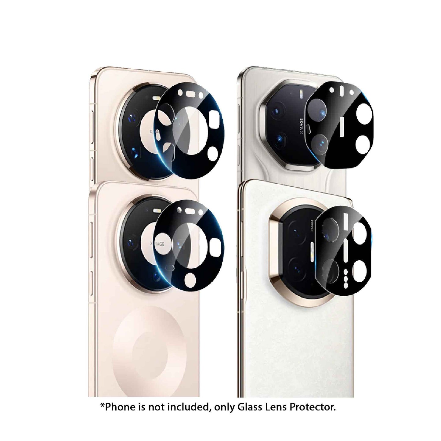 Hoda 99% Light Transmittance Glass Lens Protector for HUAWEI Mate 80 Pro Max / 80 Pro / 80 RS / 80 / X7